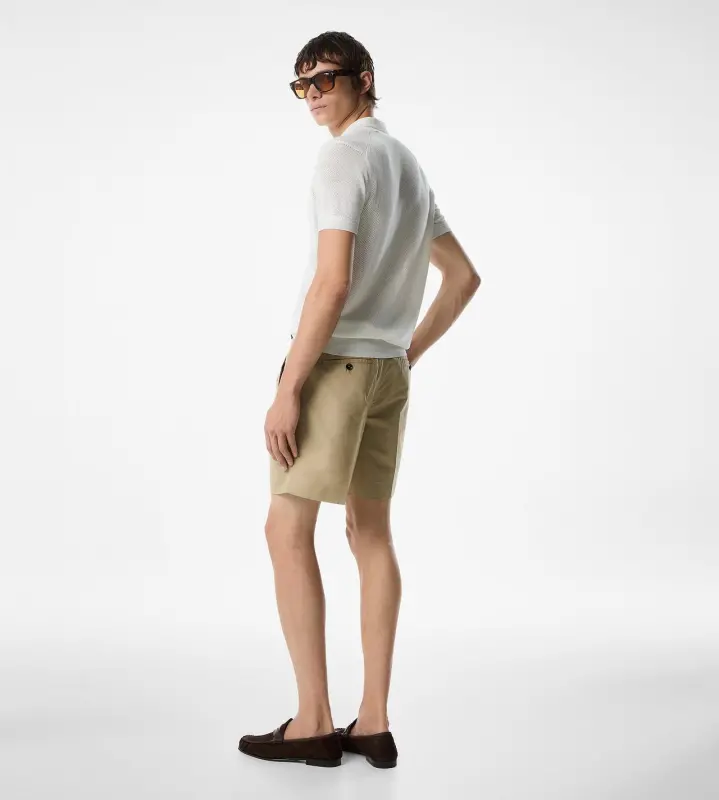 SILK COTTON MESH POLO online